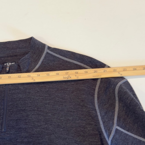Kuhl Team Merino 1/4 Zip Pullover Mens XL Gray 100% Aeroknit Merino Wool NWOT - Picture 11 of 14
